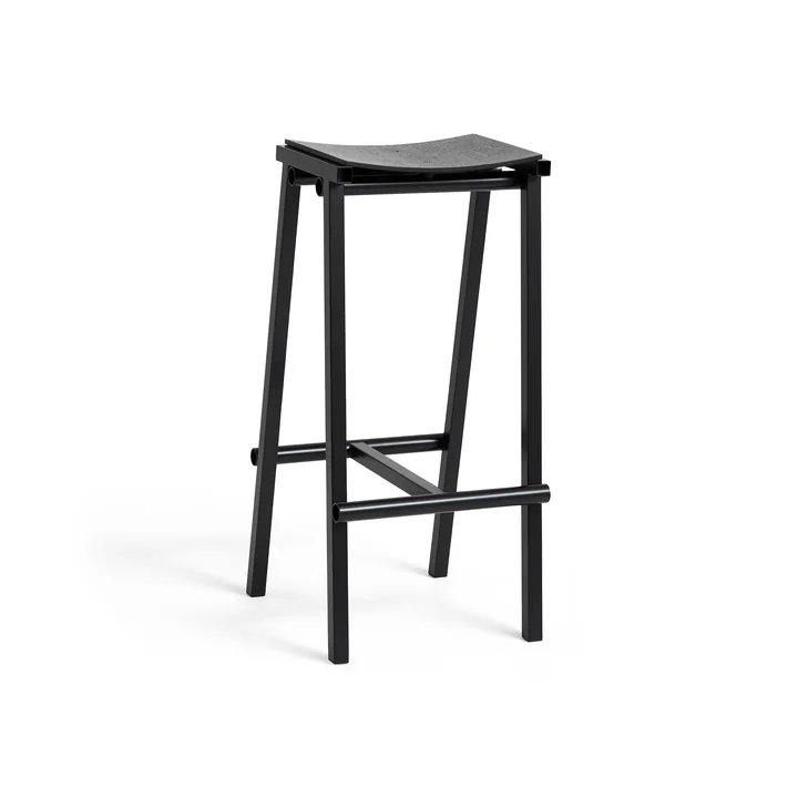HAY - Taburete 8 Barhocker, hoch, Eiche schwarz / schwarz