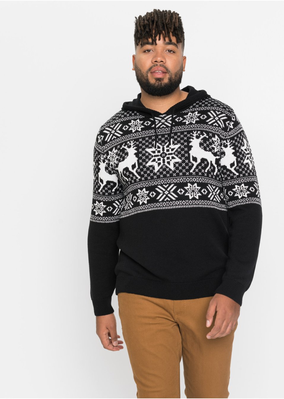 Pull norvégien à capuche