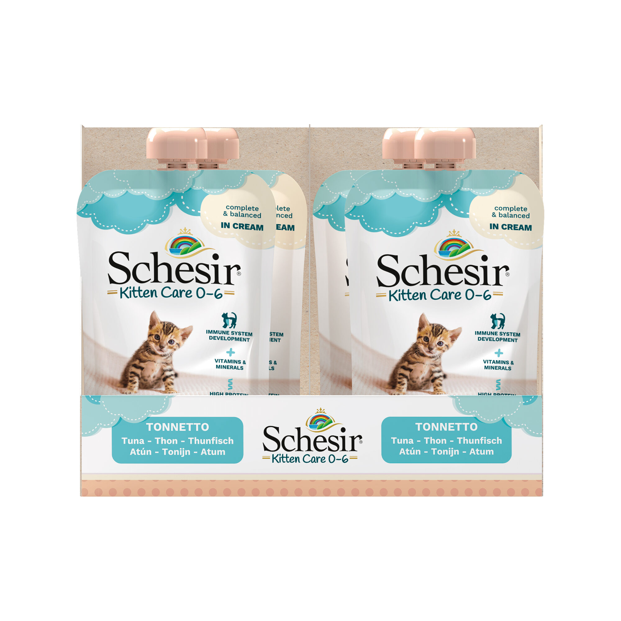 Schesir Kitten Pouch Cream