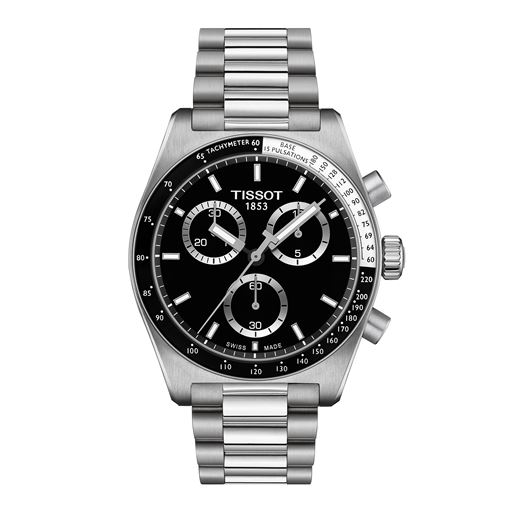 Tissot PR516 Chronograph T149.417.11.051.00 Herreur, Steel/Black, 40 mm