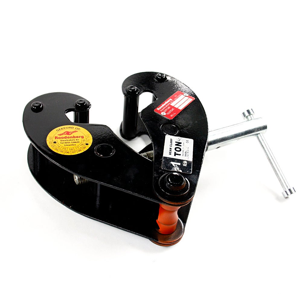 Innox 1T balkenklem zwart met as