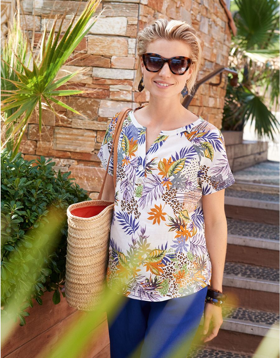 Blouse légère 100% lin