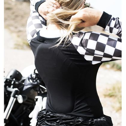 Maillot Technique Eudoxie BETH - Noir / Blanc