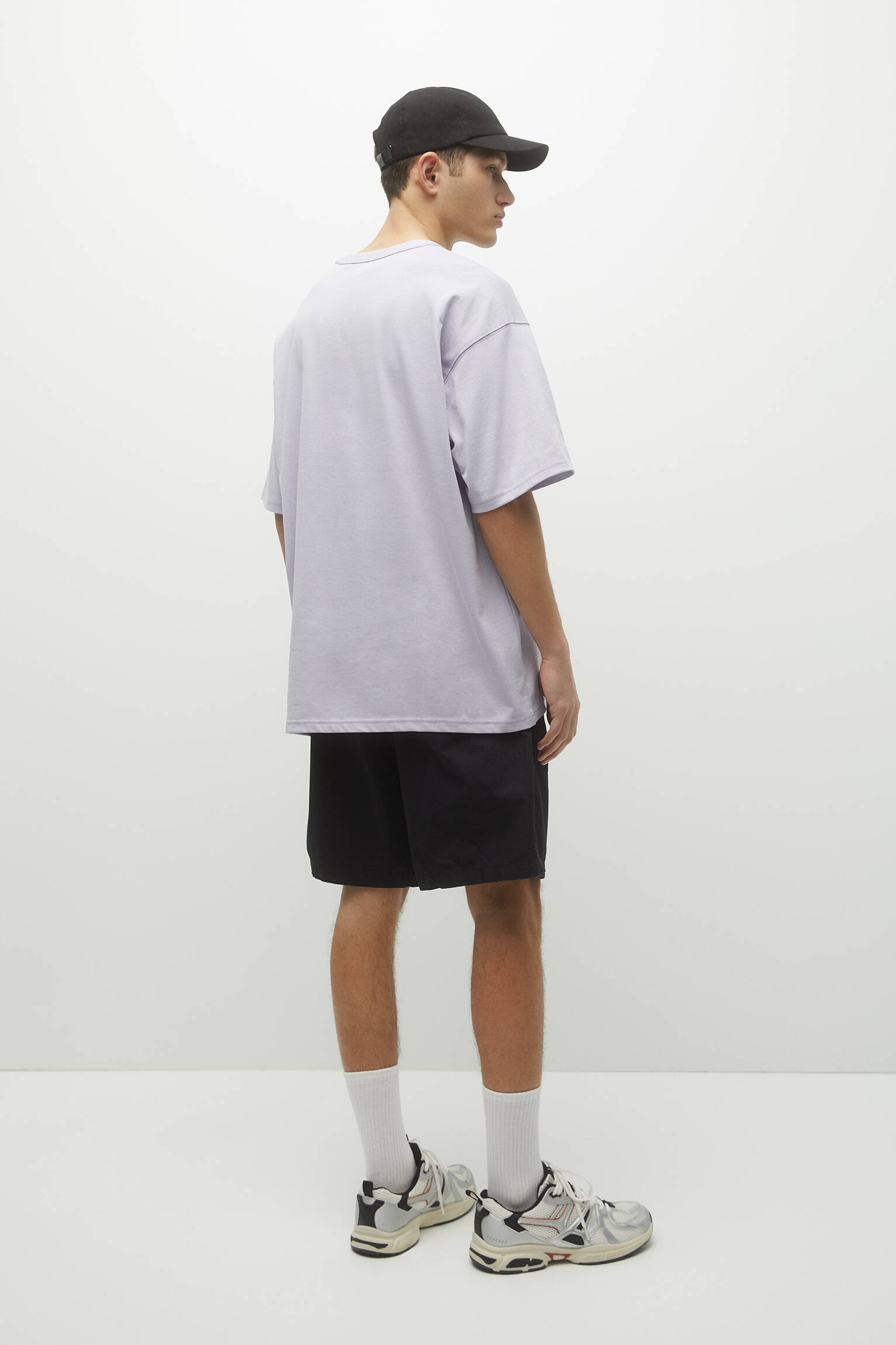 CAMISETA BÁSICA DE MALHA GROSSA - ROXA