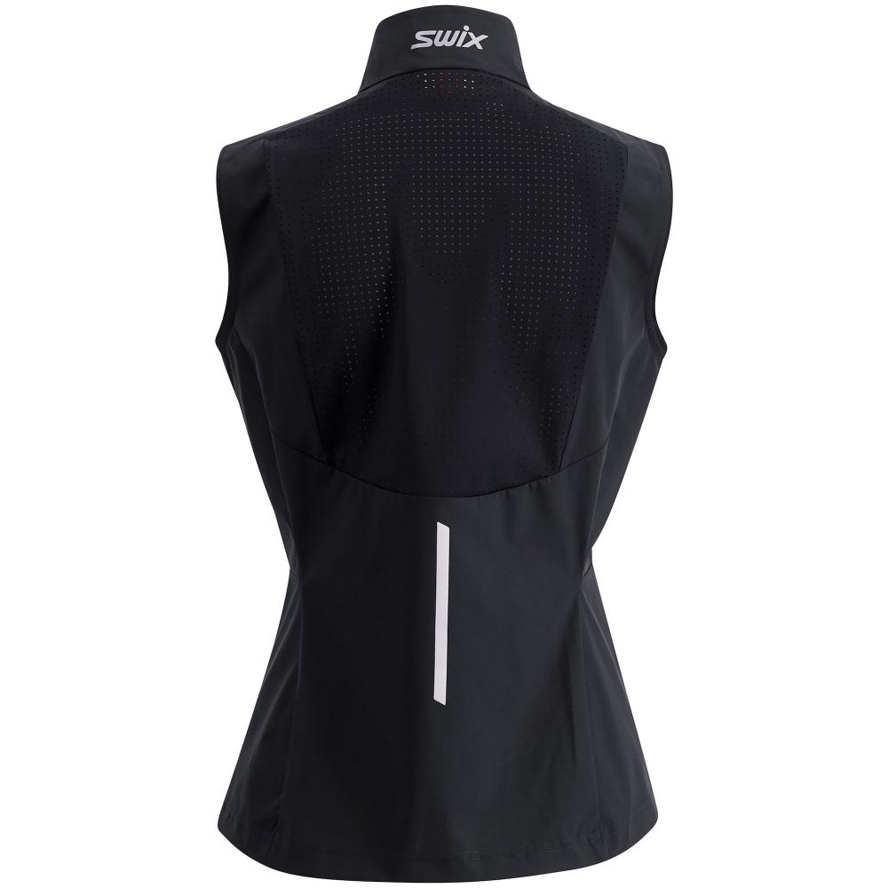 Swix Pace Wind Vest Womens Black
