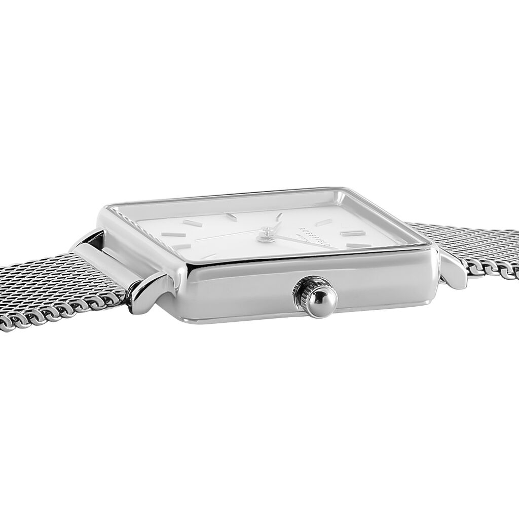 Montre Rosefield The Boxy Blanc