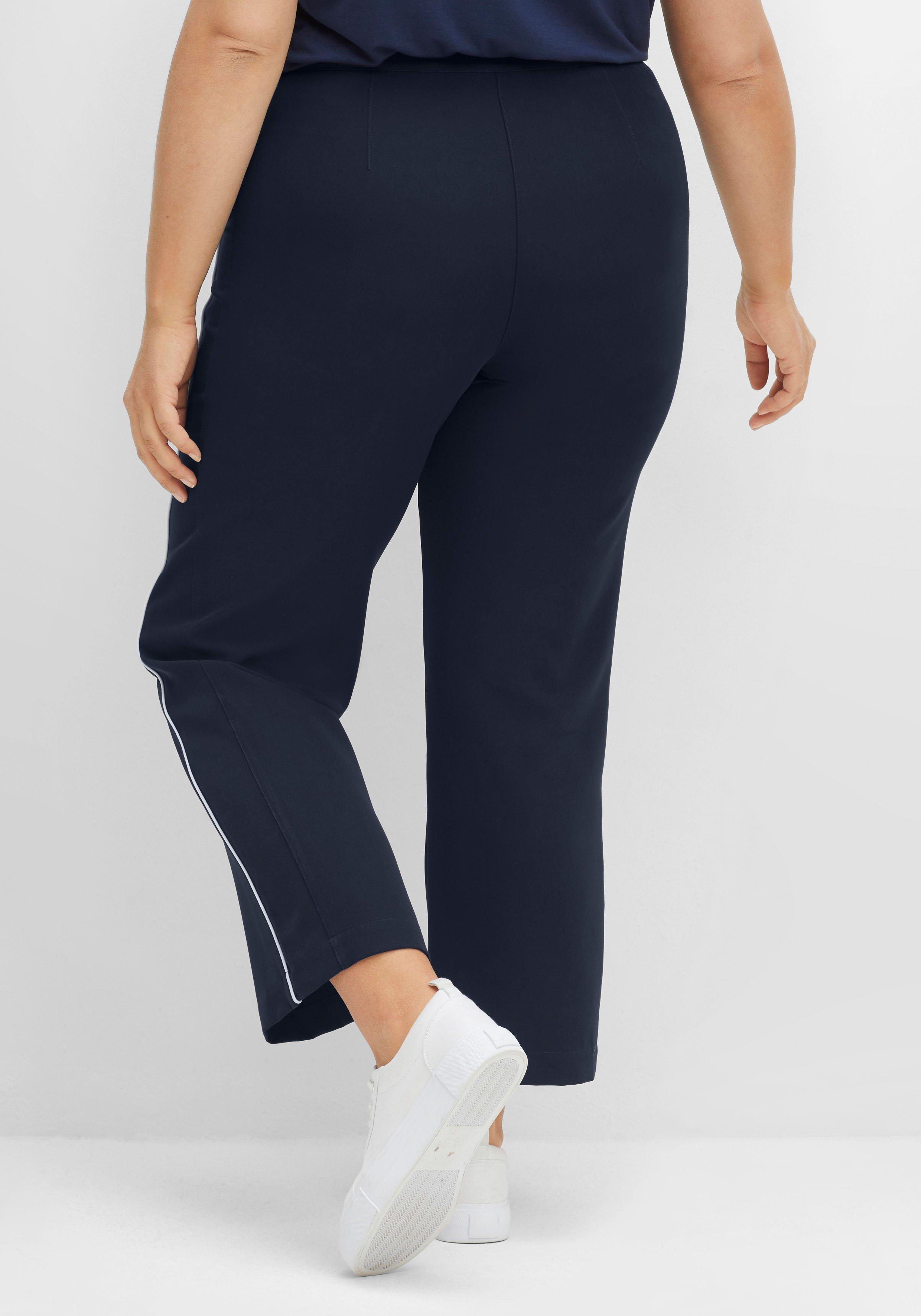 Gerade Hose mit seitlichem Kontrastpiping