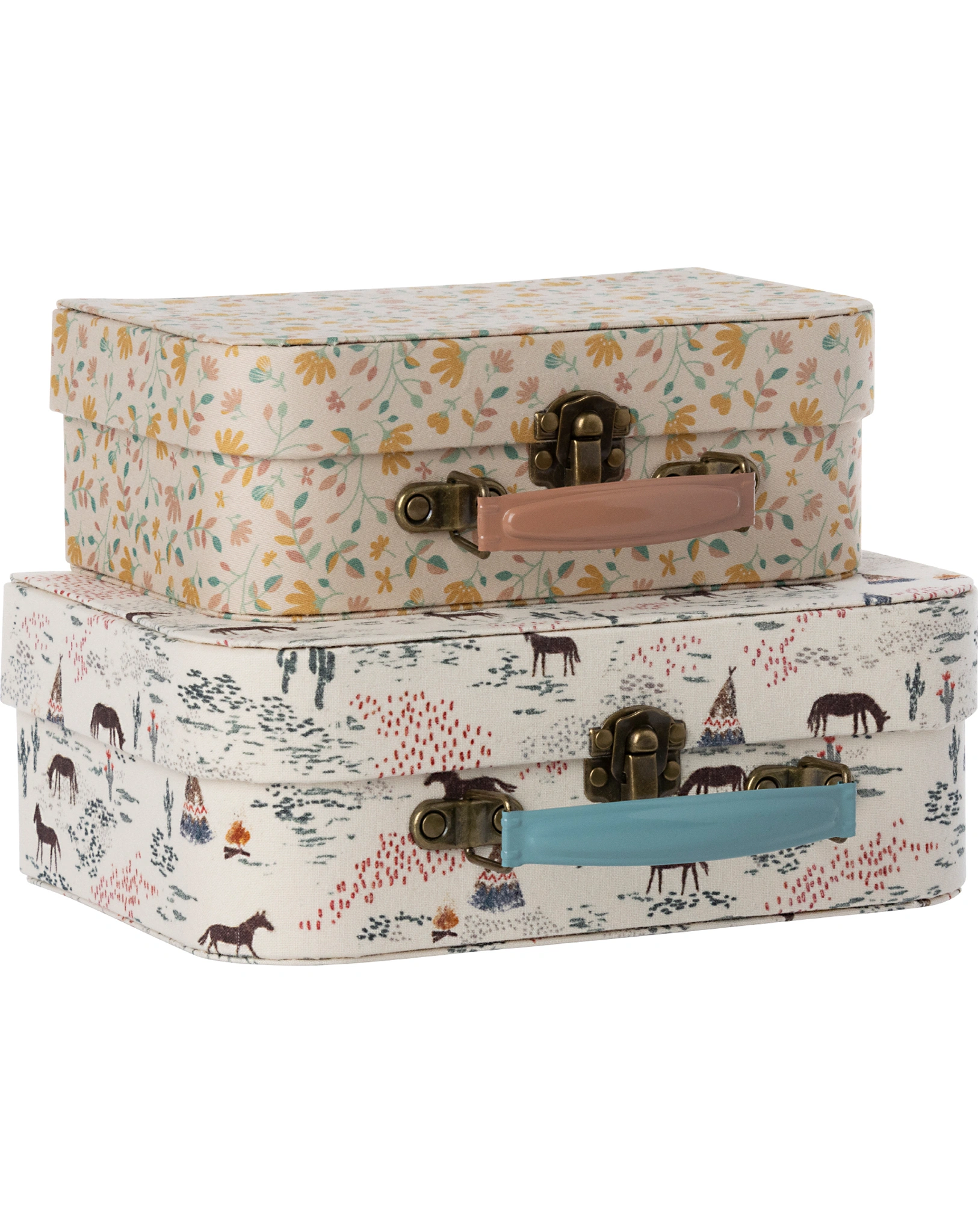Spielkoffer CHEVAUX HEUREUX 2er-Set in bunt