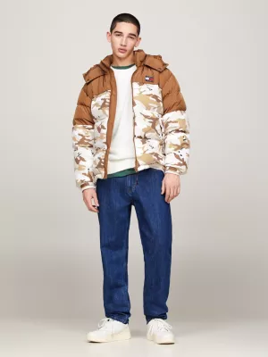 Jaqueta puffer Alaska com estampa total
