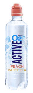 Active O2 Peach White Tea Mineraalwater 500ML