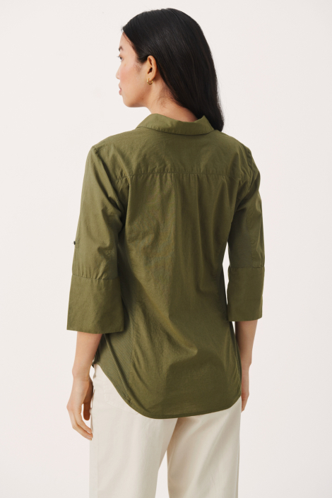Part Two groene dames blouse