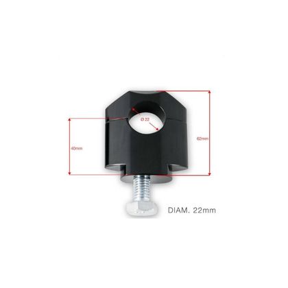 Pontet de guidon Barracuda UNIVERSEL 22mm Universel