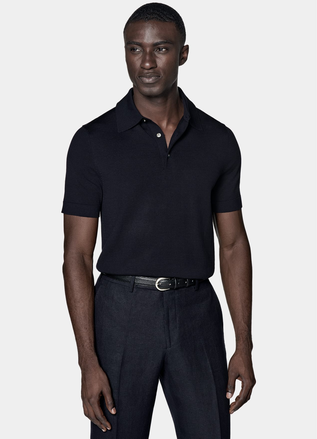 Polo bleu marine