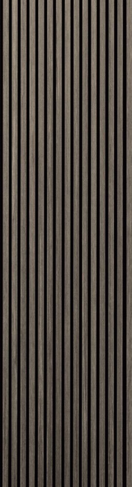 AKUSTIKKPANEL FIBROTECH 22X605X2440MM GRÅ EIK