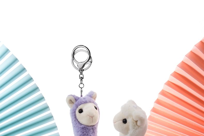 Worthbuy - Llama Chenille Tashanger Sleutelhanger