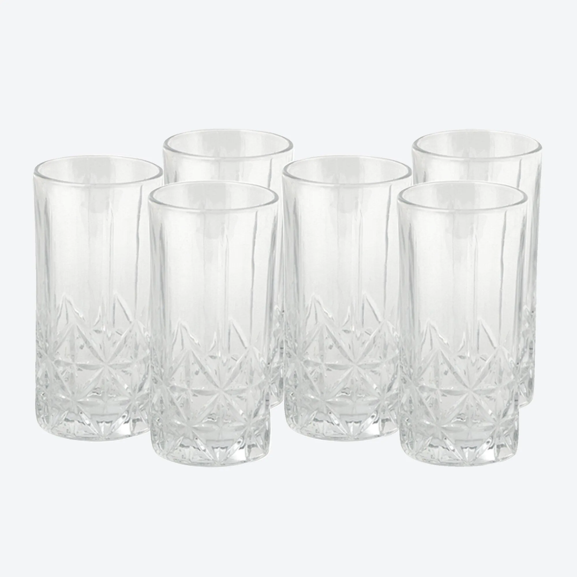 Longdrink-Gläser, 6er-Pack, ca. 375ml