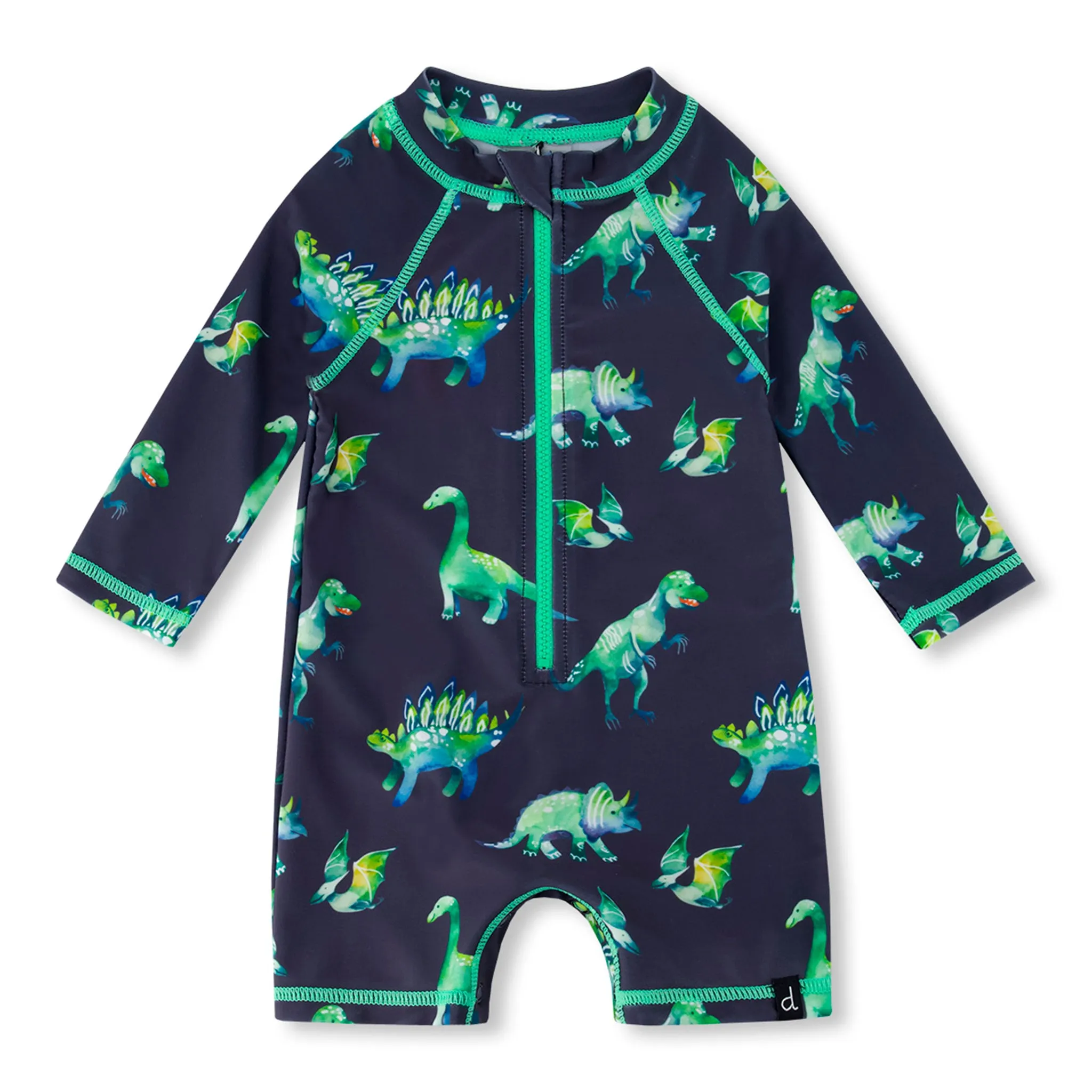Deux par Deux Maillot UV Une Pièce Dinos 2-6ans