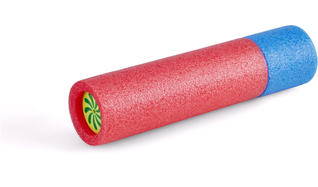 Vandskyder 20 cm i skum, blå/rød