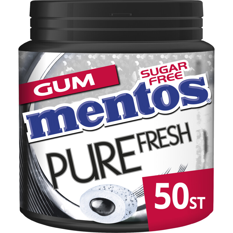 Mentos Gum Pure fresh black mint