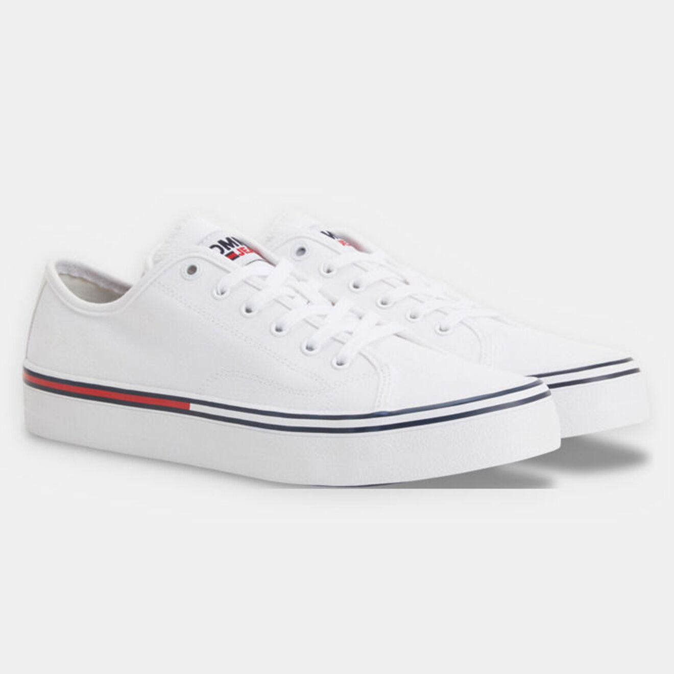 Tommy Jeans Baskets Essential Low blanches