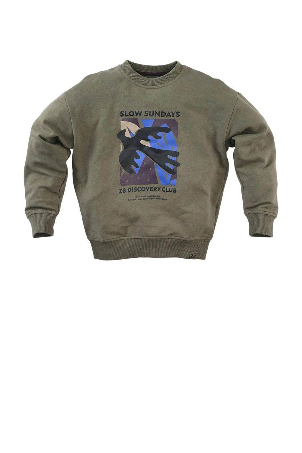 sweater Zeno olijfgroen