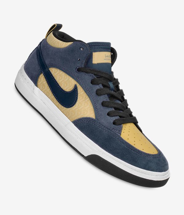 Nike SB React Leo Schuh (thunder blue saturn gold)