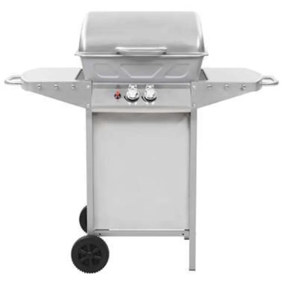 vidaXL - Barbecue - Zilver - Roestvrij staal