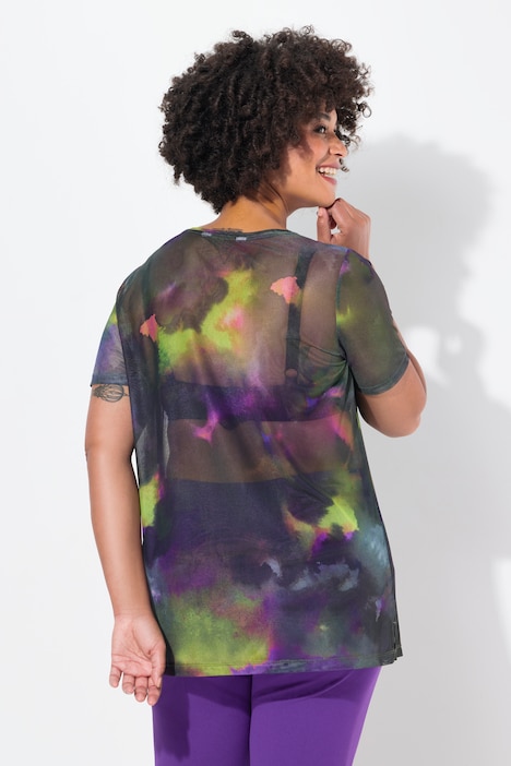 T-Shirt, Mesh, Batimuster