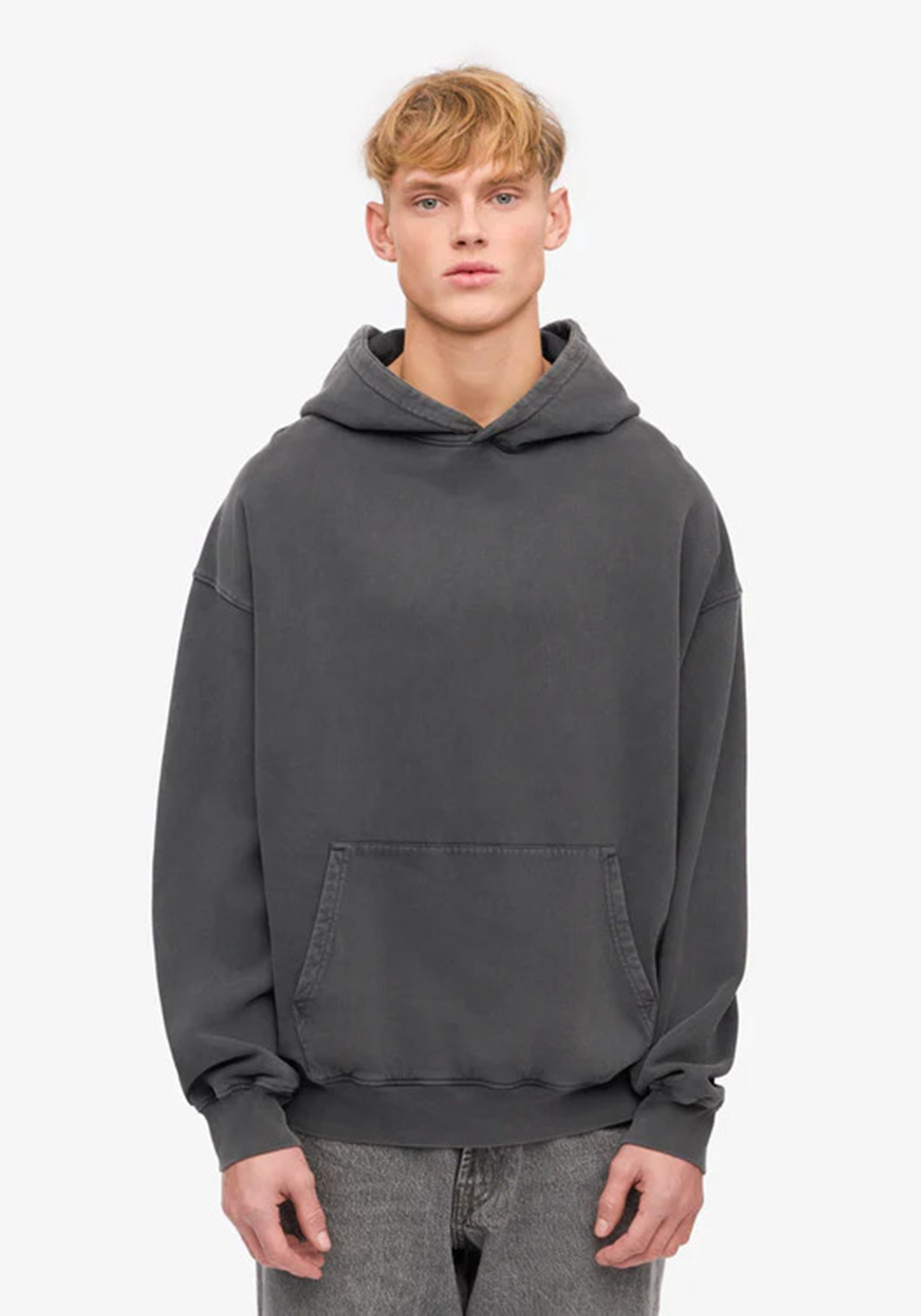Colorful Standard Oversized Hoodie Faded Black