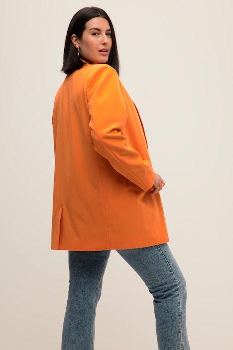 Oversized-Blazer, Revers, Langarm