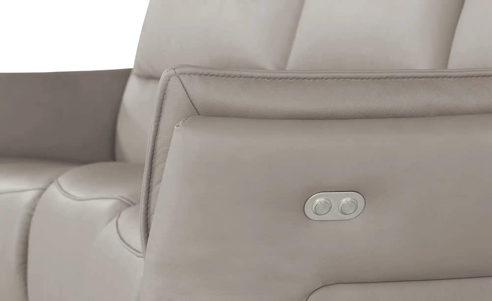 Hukla Trapezsofa aus Leder Corvina