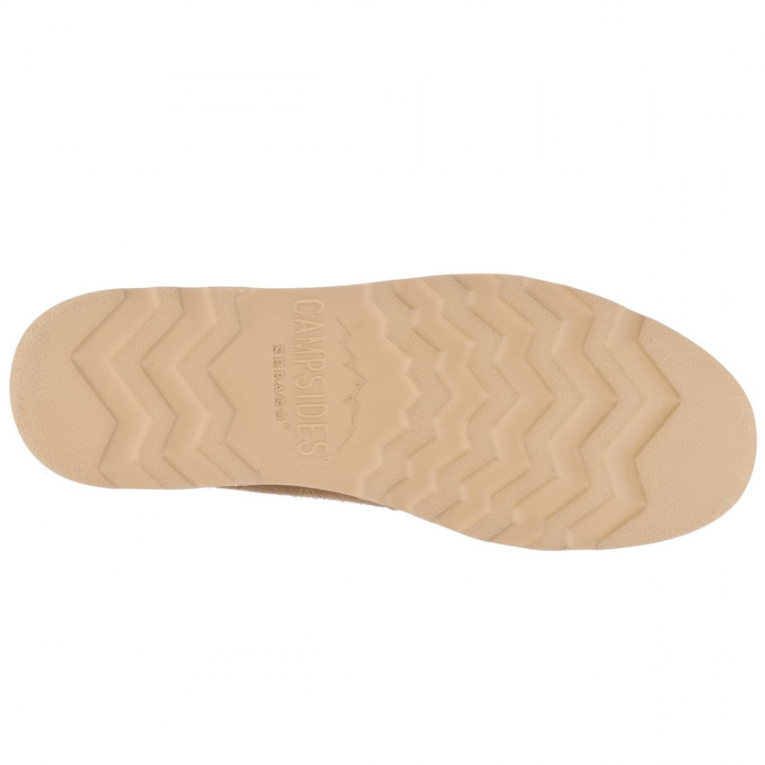 TALA HIGH OILED BEIGE CAMEL-Mocassin en cuir lisse tanné pour homme