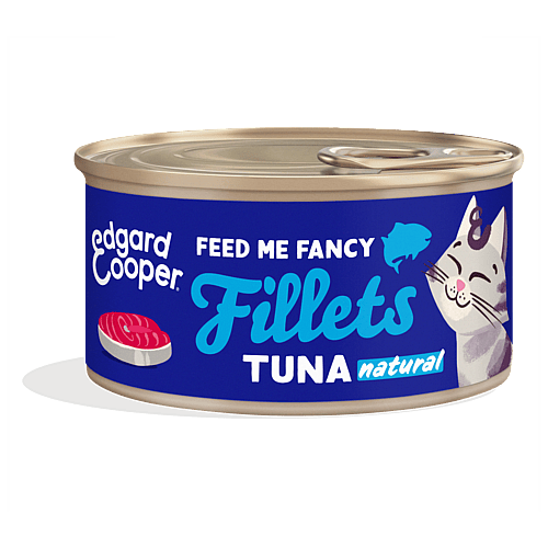Edgard & Cooper Blikjes Tonijn Fancy Fillets Kat 24 x 70 gram | 12933