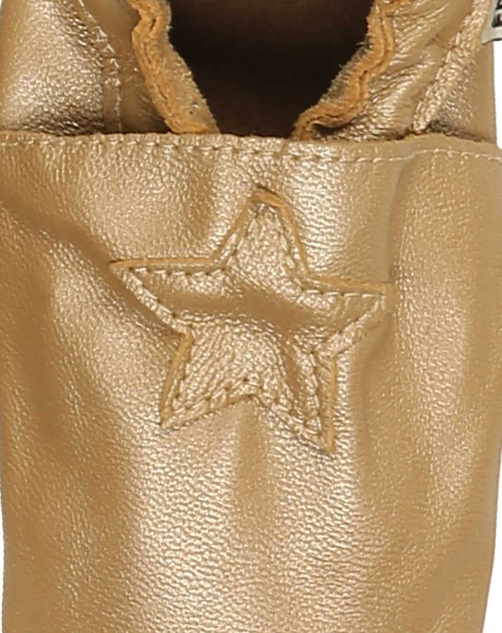 Krabbelschuhe STAR in gold