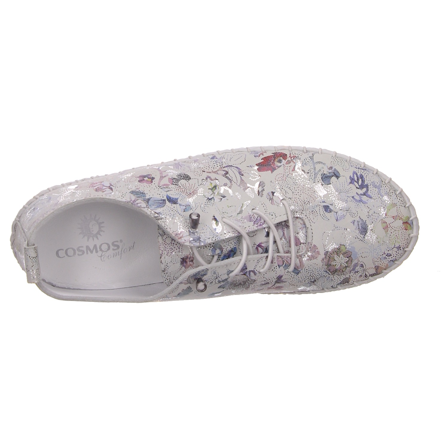 2 Go Shoes Schnürschuh weiß weiss/weiss kombi