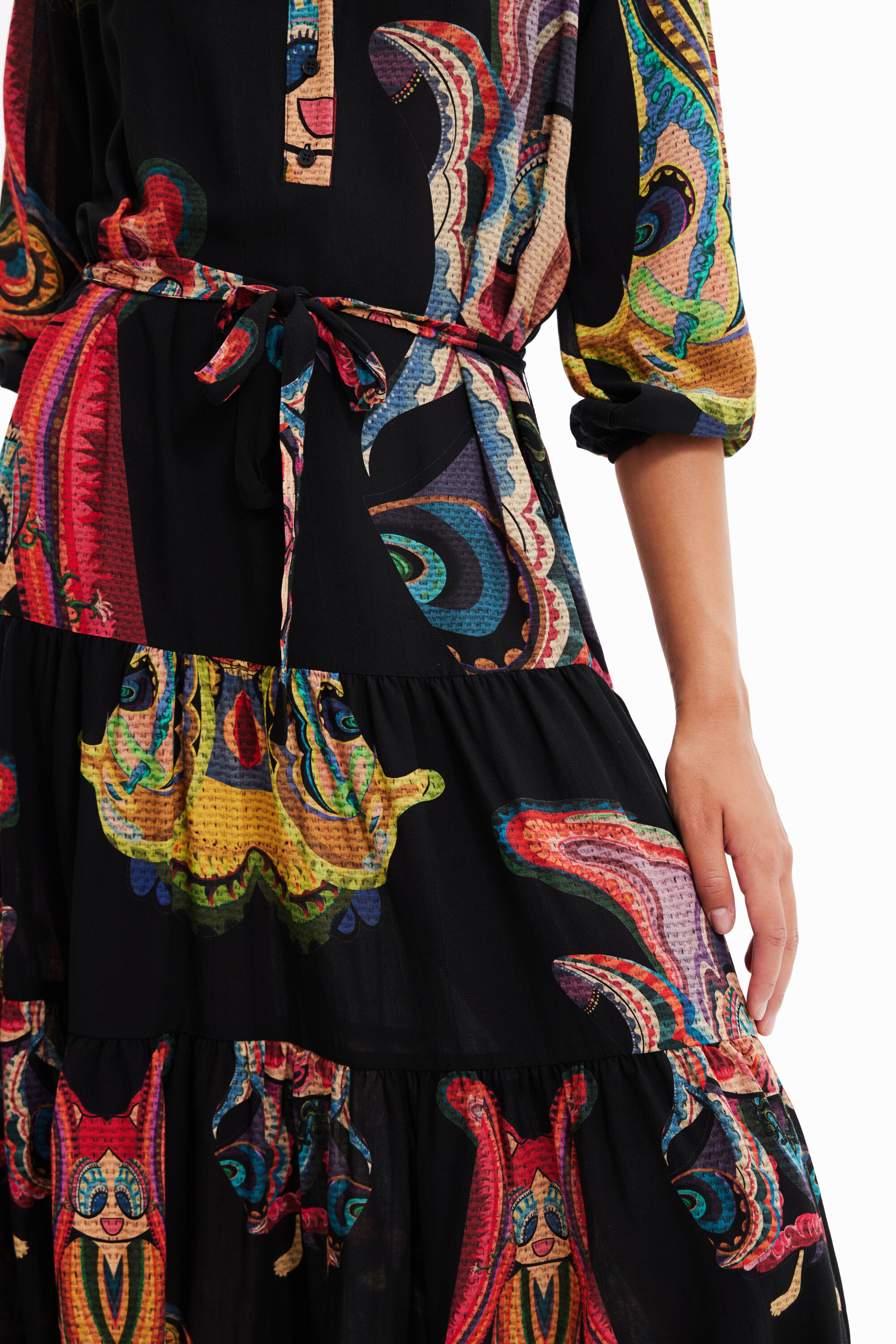 Vestido longo de M. Christian Lacroix