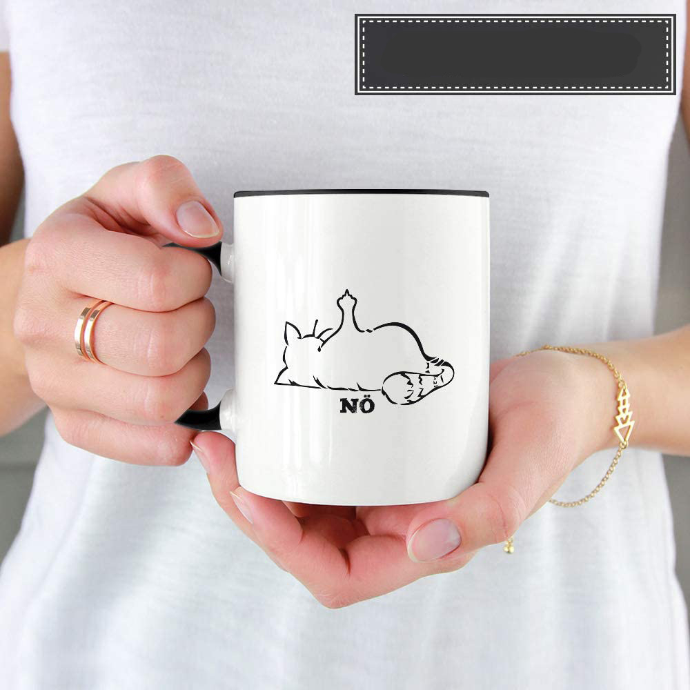 Lustige Keramik Kaffee Tasse Geschenk Tee Cup - Nö