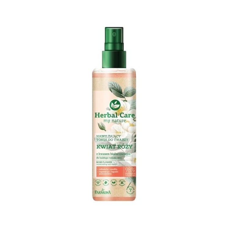 Farmona Herbal Care Hydraterende gezichtstonic Rozenbloem met hyaluronzuur 200 ml