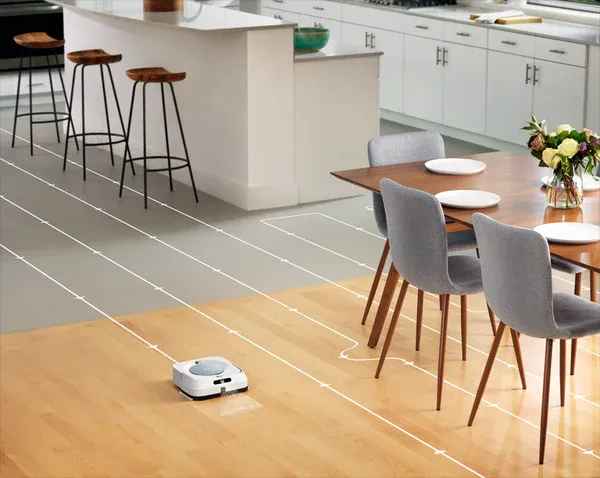 iRobot Braava jet m6 Robotgulvvasker - Hvid og Blå