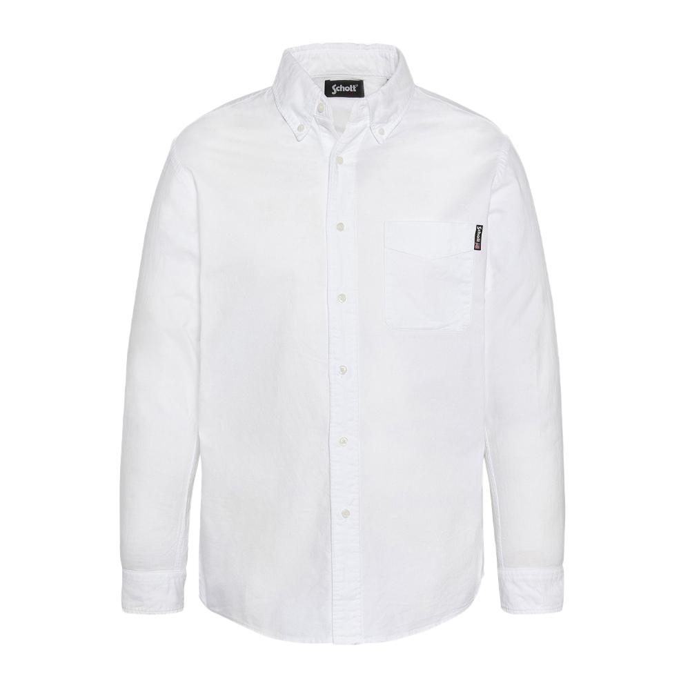 Schott Chemise Blanche Homme Schott Oxford