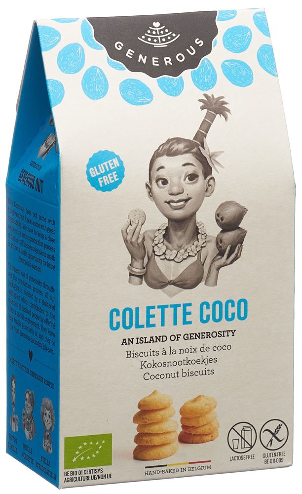 GENEROUS Colette Coco Biscuit glutenfrei 100 g