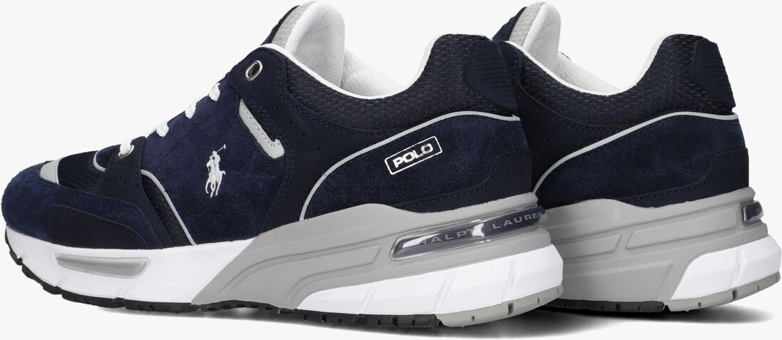 blauwe polo ralph lauren lage sneakers trackstr 250 low top lace