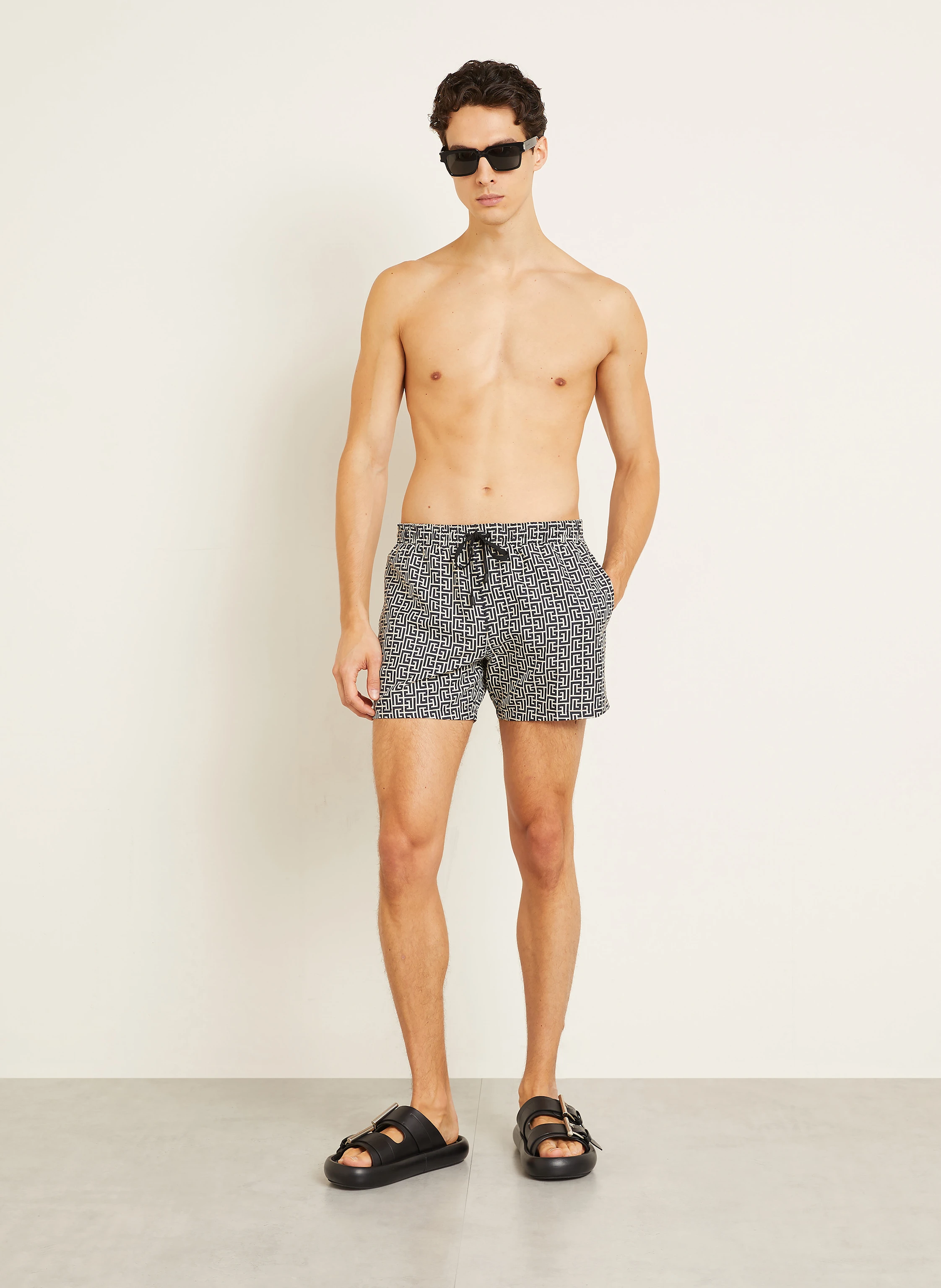 BALMAIN Badeshorts MONOGRAMME