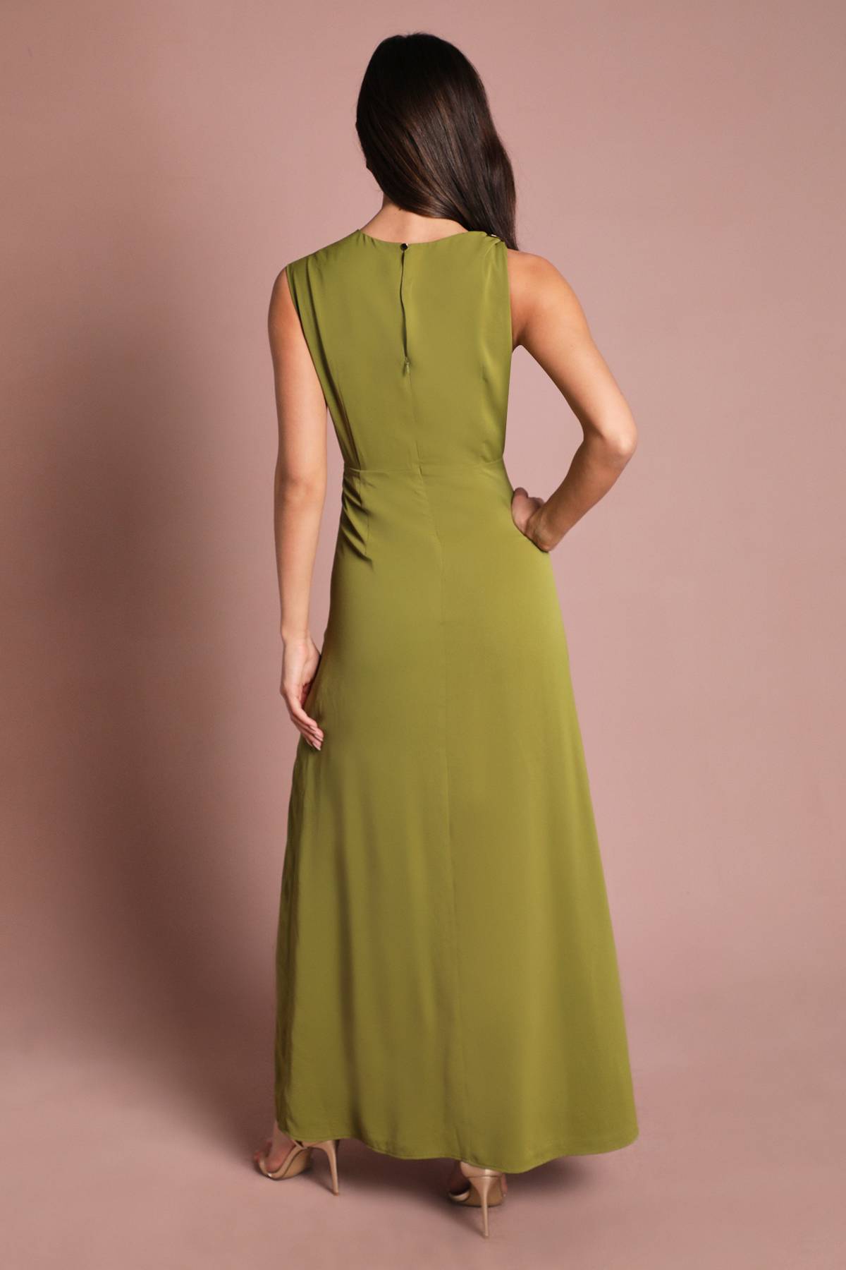 Coast Robe Midi Sans Manches Froncée Avec Détail Boucle