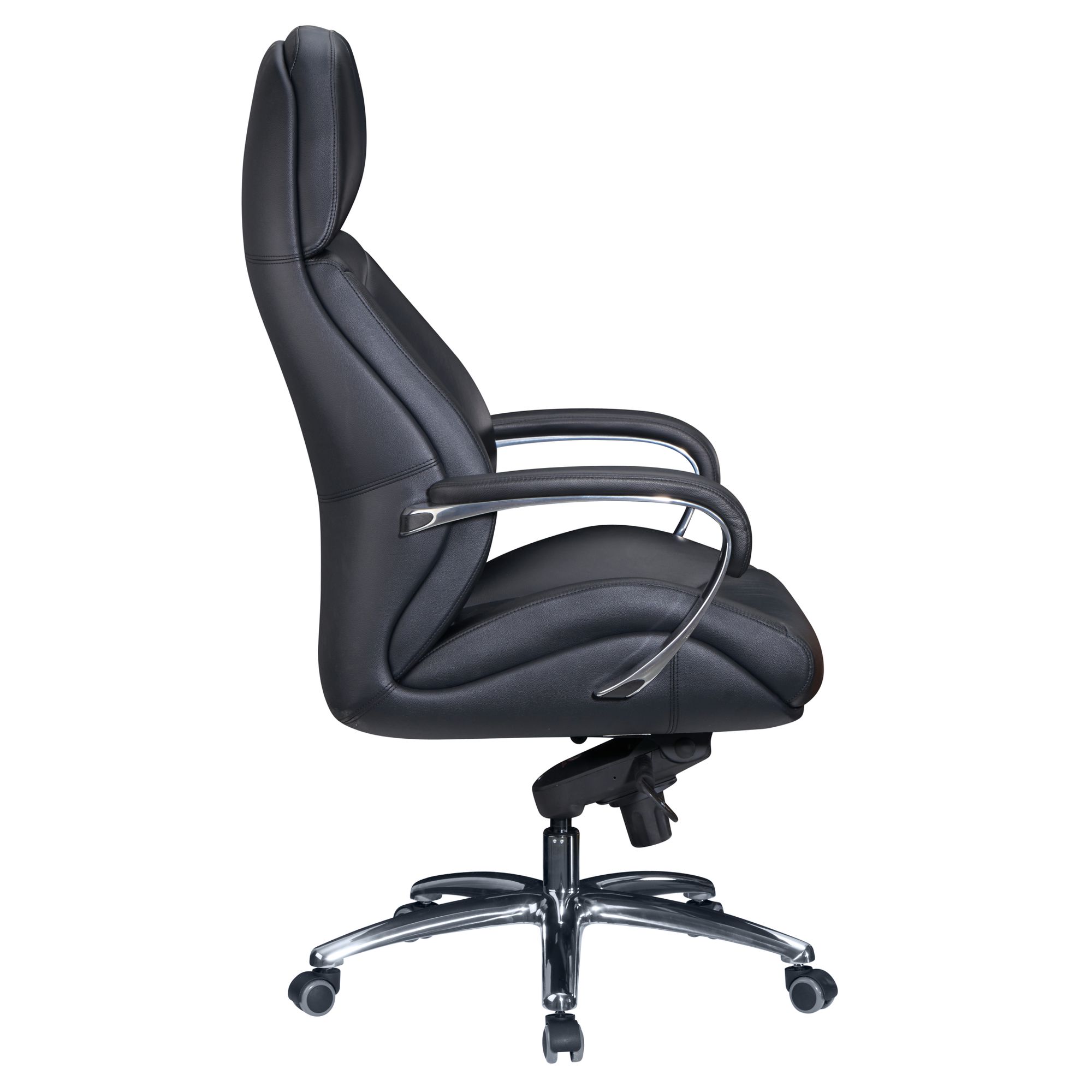 KADIMA DESIGN Chefsessel MIRON aus Leder, Multiblockwippmechanik, bis 120 kg, in 3 Farben verfügbar