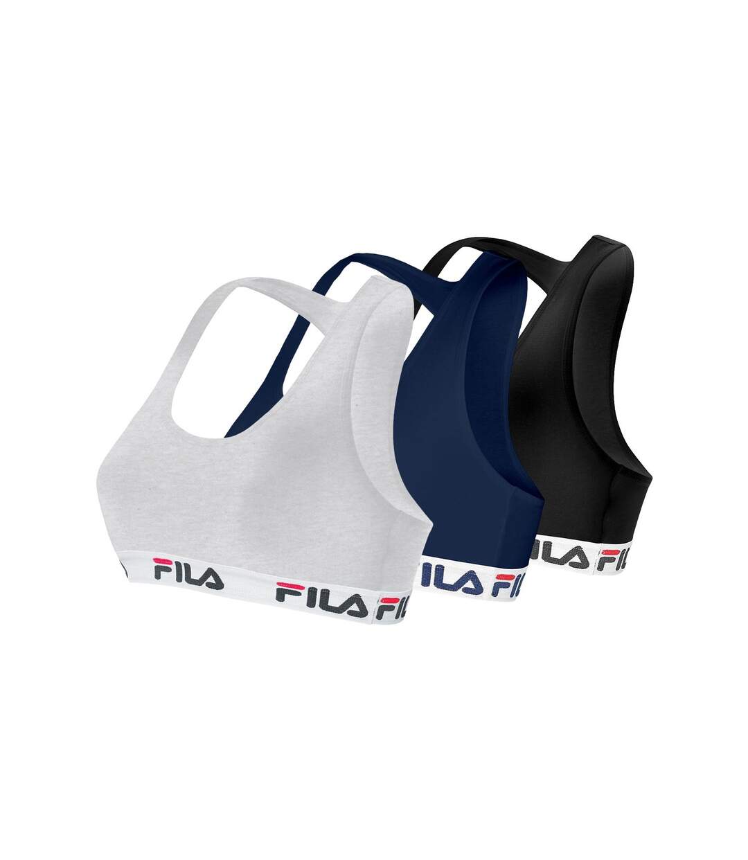 Lot de 3 Brassières coton femme Uni