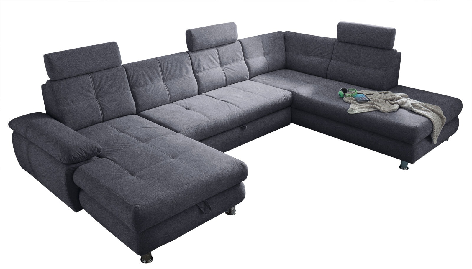 Wohnlandschaft TINA SF-L anthrazit