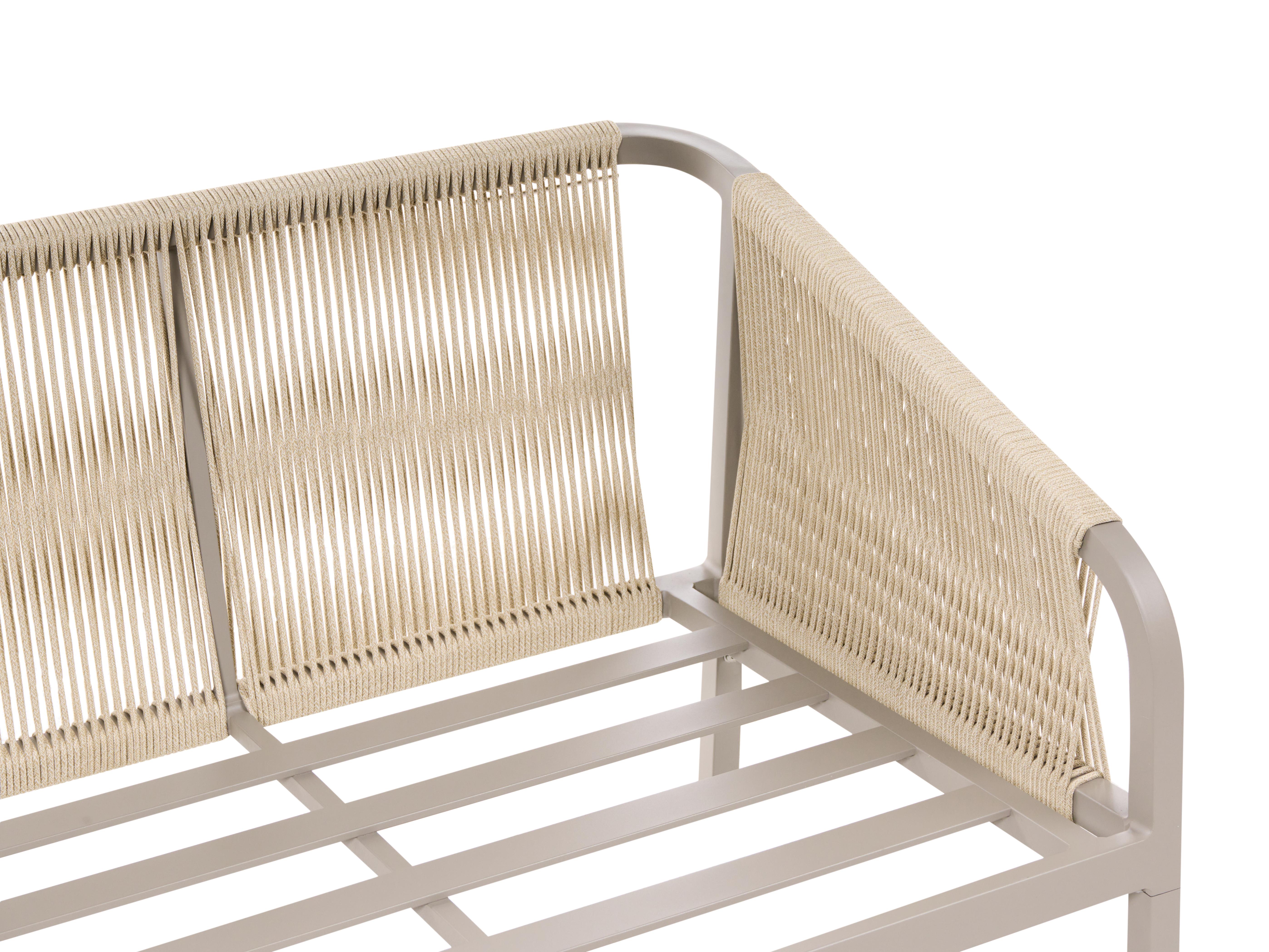 Loungeset met tafel 5-zits MURATO Metaal Beige