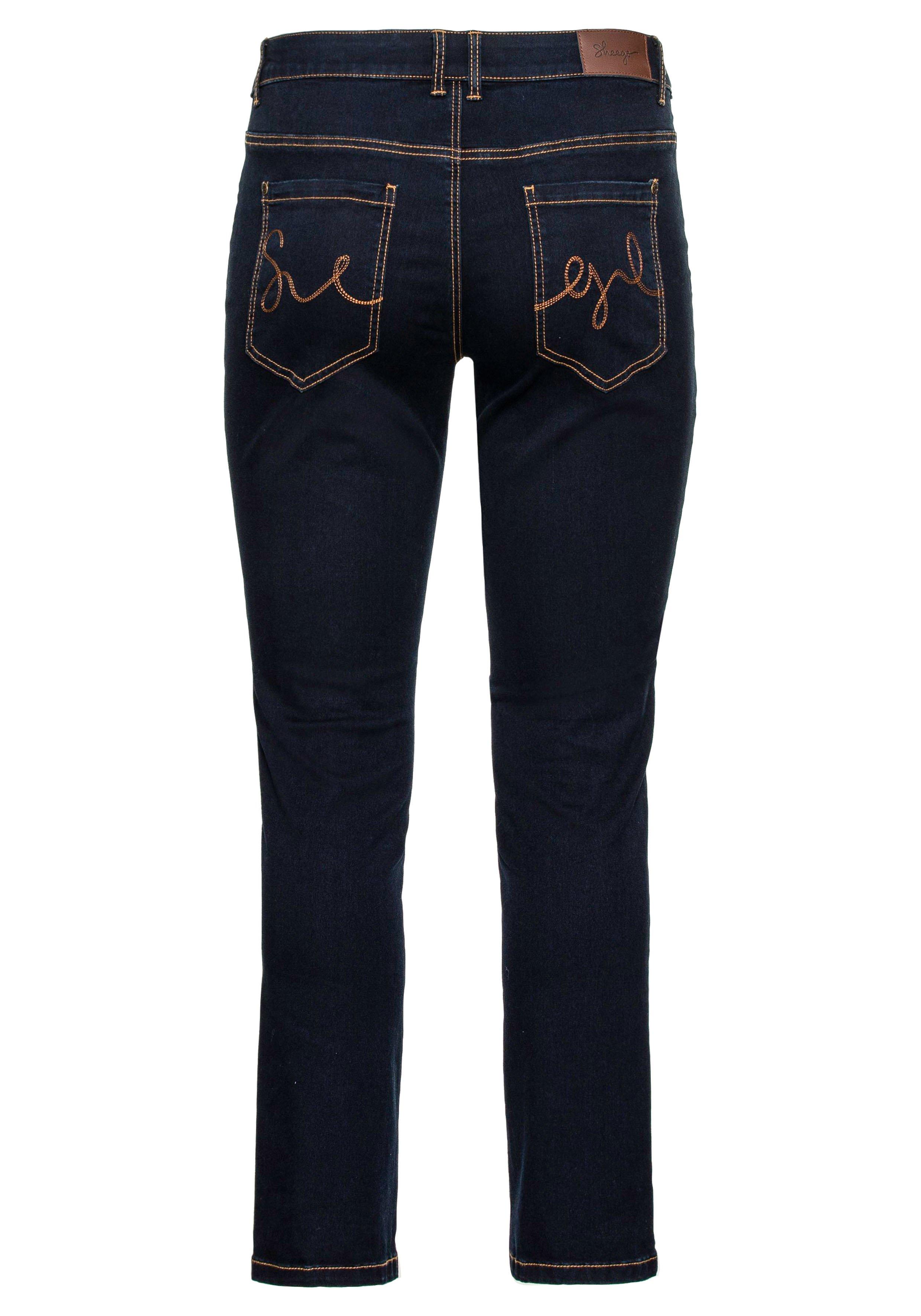 Schmale Stretch-Jeans im 5-Pocket-Stil