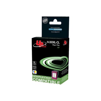 Cartouche compatible HP 300XL - cyan, magenta, jaune - Uprint